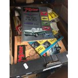 A box of motoring magazines Catalogue only, live bidding available via our website. If you require