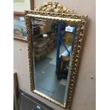 A gilt frame mirror Catalogue only, live bidding available via our website. If you require P&P