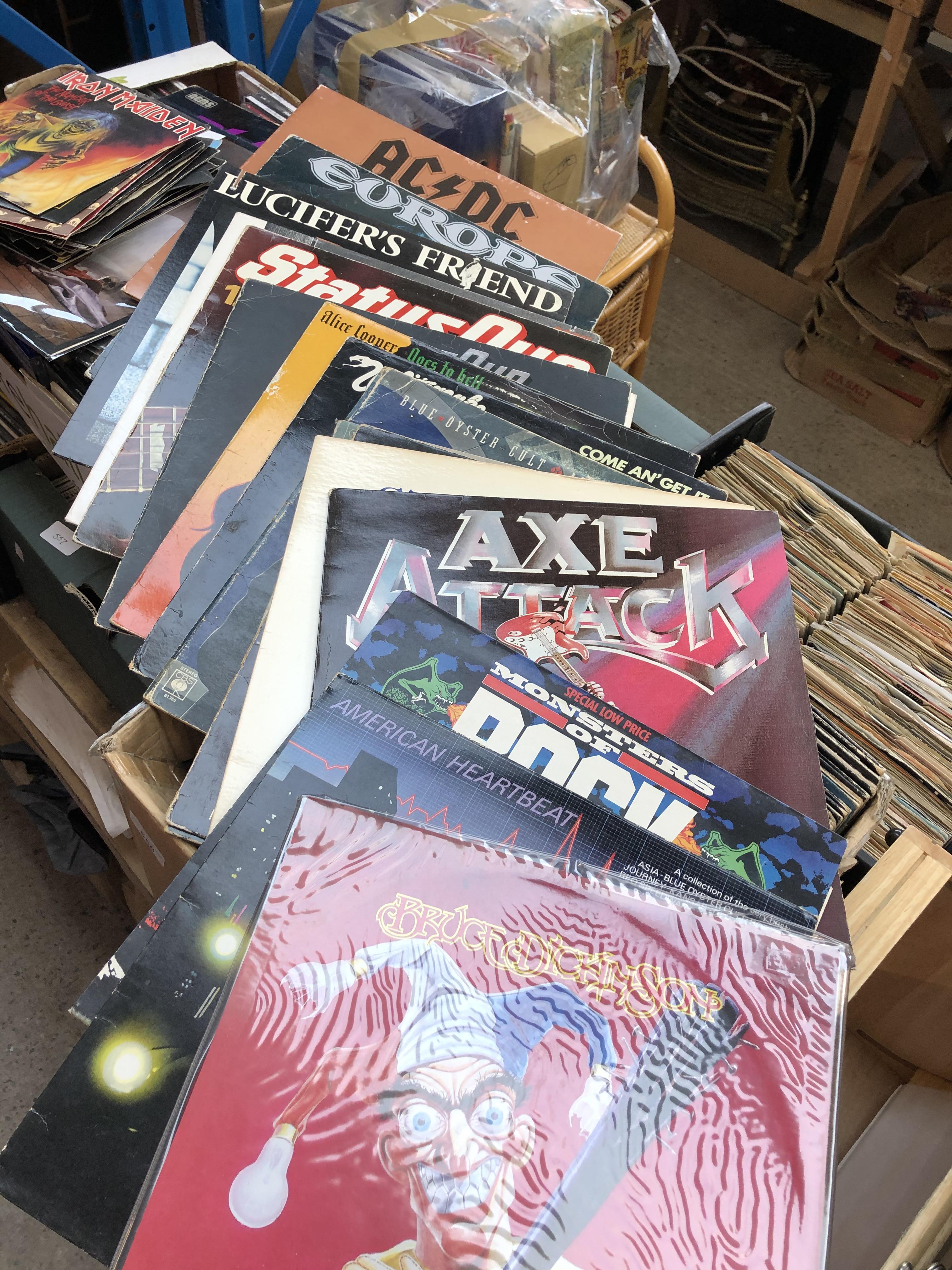 A collection of heavy metal/rock records Catalogue only, live bidding available via our website. - Image 4 of 13