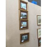 After Alfred Sisley, a set of four small prints Catalogue only, live bidding available via our