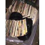 A box of 7" vinyl singles Catalogue only, live bidding available via our website. If you require P&P