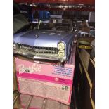 A boxed Barbie 4X4 vehicle and another. Catalogue only, live bidding available via our website. If