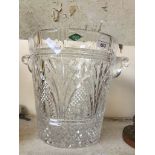 Shannon led crystal ice bucket Catalogue only, live bidding available via our website. If you