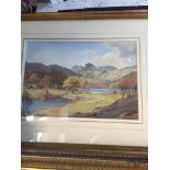 G. H. Pooley, landscape watercolour, signed lower right, 33cm x 49cm, framed and glazed. Catalogue