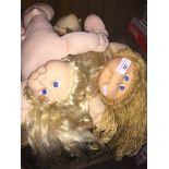3 Cabbage Patch dolls. Catalogue only, live bidding available via our website. If you require P&P