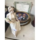 5 collectors plates and a Coalport limited edition Princess Diana figure " The Jewel in the Crown"