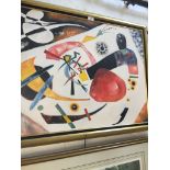 Tracey Eastham, 'Tribute to Kandinsky', oil on canvas, unsigned, label verso, 60cm x 83cm, framed