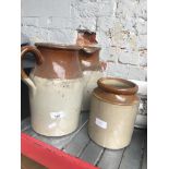Stoneware jugs Catalogue only, live bidding available via our website. If you require P&P please