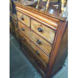 A large 19th century mahogany scotch chest of drawers Catalogue only, live bidding available via our
