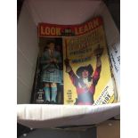 A box of 1960s Look and Learn magazines Catalogue only, live bidding available via our website. If