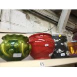 3 planters including Phoenix ware, Cairo Catalogue only, live bidding available via our website.