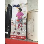 A boxed childs toy shopping trolley Catalogue only, live bidding available via our website. If you