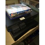 A Playstation 2 with some games and an Xbox 360 console. Catalogue only, live bidding available