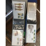 2 albums of first day covers Catalogue only, live bidding available via our website. If you