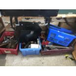 Five boxes of tools Catalogue only, live bidding available via our website. If you require P&P