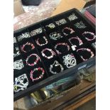A tray of costume jewellery Catalogue only, live bidding available via our website. If you require