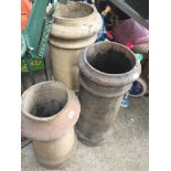 3 chimney pots Catalogue only, live bidding available via our website. If you require P&P please