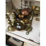 A quantity of brassware Catalogue only, live bidding available via our website. If you require P&P