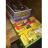Various board games inc Cludo & dominoes and Match Attax album Catalogue only, live bidding