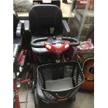 An Invacare Calibri mobility scooter - with key & charger Catalogue only, live bidding available via