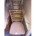 Three 1960s chairs Catalogue only, live bidding available via our website. If you require P&P please