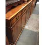 Yewwood sideboard Catalogue only, live bidding available via our website. Please note we can only