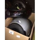 A cycle helmet, motorcycle helmet and BMX helmet Catalogue only, live bidding available via our