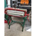 A mangle. Catalogue only, live bidding available via our website. Please note we can only provide in