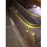 Two old brass fenders Catalogue only, live bidding available via our website. Please note we can