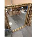 A large gilt framed mirror Catalogue only, live bidding available via our website. Please note we