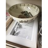 A Ltd edition Shand Kydd Nelson victory bowl 11.5" & 1915 Speighton Schooner photo Catalogue only,