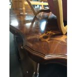 Italian dining table and six chairs Catalogue only, live bidding available via our website. Please