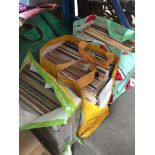 4 bags of LPs Catalogue only, live bidding available via our website. Please note we can only