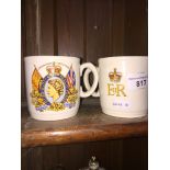 Two 1953 Coronation mugs Catalogue only, live bidding available via our website. Please note we