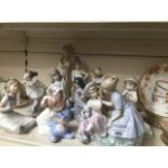 Eleven Nao figures Catalogue only, live bidding available via our website. Please note we can only