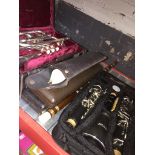 Quantity of musical instruments to include recorders, clarinet, horn. Catalogue only, live bidding