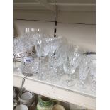 Various glassware Catalogue only, live bidding available via our website. Please note we can only