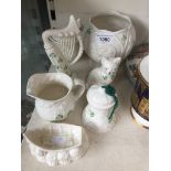 A colection of Belleek china Catalogue only, live bidding available via our website. Please note