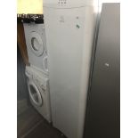 Indesit tall freezer - left hand door Catalogue only, live bidding available via our website. Please