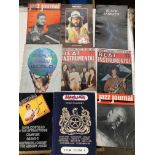 A pamphlet of concert programmes and music magazines Catalogue only, live bidding available via
