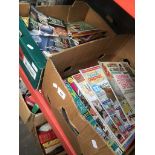 Two boxes of crafting and card making magazines. Catalogue only, live bidding available via our