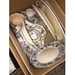 A box of Doulton Nanking tableware Catalogue only, live bidding available via our website. Please