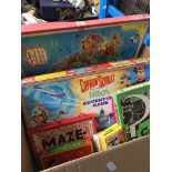 A box of board games Catalogue only, live bidding available via our website. Please note we can only