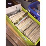A box of vintage postcards Catalogue only, live bidding available via our website. Please note we
