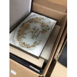 A box of Coalport, Wedgwood, Spode, boxed items. Catalogue only, live bidding available via our