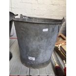 A galvanised bucket and contents Catalogue only, live bidding available via our website. Please note