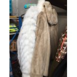 Two faux fur jackets Catalogue only, live bidding available via our website. Please note we can only