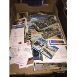 A box of postcards Catalogue only, live bidding available via our website. Please note we can only