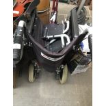 A folding wheelchair Catalogue only, live bidding available via our website. Please note we can only