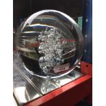 A Glass ball Catalogue only, live bidding available via our website. Please note we can only provide